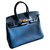 Hermès Birkin 25 Blu navy Pelle  ref.211673