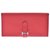 Hermès Hermes wallet Red Leather  ref.211816