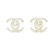 Chanel SILVER CC LOCKER STRASS MEDIUM Silber Metall  ref.211826