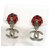 CHANEL coco mark Swing Ladybug metal Womens Earrings  ref.211927