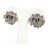 CHANEL cross coco mark line stone metal Womens earrings  ref.211947