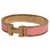 Hermès HERMES Clic Clac PM esmalte x brazalete bañado en paladio rosa x oro rosa  ref.211961