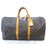 Louis Vuitton keepall 55 Monogram Brown Leather  ref.211984