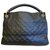 Louis Vuitton Artsy  MM Monogram Empreinte Lather Black Leather  ref.211622