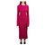 Chanel 2019 Fall rib dress Dark red Wool  ref.211847