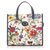 Gucci White Flora Canvas Satchel Multiple colors Cream Leather Cloth Pony-style calfskin Cloth  ref.212141