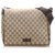 Gucci Brown GG Canvas Crossbody Bag Beige Cloth Cloth  ref.212175