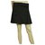 Burberry Mini jupe plissée noire boutonnée en coton boutonnée gravée taille 8 Elasthane  ref.212226