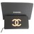 Trendy CC Grand portefeuille zippé Chanel Cuir Noir Beige  ref.212425
