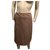 Vanessa Bruno Asymmetrical skirt Beige Cotton  ref.212445