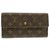 Louis Vuitton wallet Brown Cloth  ref.212453