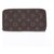 Louis Vuitton Zippy Wallet Brown Cloth  ref.212481