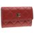 Chanel wallet Red Pony-style calfskin  ref.212663