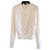 Cambon New Authentic Chanel 19B wool Cardigan CC buttons $3.9k Size 36 rare! White Cotton  ref.212764