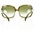 Vera Wang V209 Occhiali da sole in tartaruga con montatura in verde marrone e bretelle in plastica - vista 2