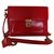 Yves Saint Laurent Handtaschen Rot Lackleder Exotisches Leder  ref.212889