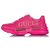 Sapatilha Gucci Pink Rhyton Logo em couro Rosa Multicor Plástico Bezerro-como bezerro  ref.213030