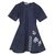 Christian Dior Rihanna Embellished Denim Dress Sz.34 Blue  ref.213123