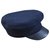 Hermès Chapéu de padeiro de lã e couro Hermes Preto Azul marinho  ref.213157
