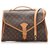 Louis Vuitton Brown Monogram Beverly Briefcase GM Leather Cloth  ref.213470