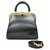 DIOR handbag Black Leather  ref.213476