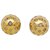 inconnue Pendientes media esfera en oro amarillo y diamantes.  ref.213512