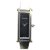Gucci Silver 1500L reloj Negro Plata Acero Metal  ref.213691