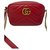 Gucci GG Marmont matelassé mini bag New Red Leather  ref.213733