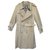 men's Burberry vintage t trench coat 48 Beige Cotton Polyester  ref.213743