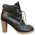 See By Chloé p boots 38,5 Black Leather  ref.213851