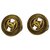 Chanel 1990's earing Gold hardware Yellow gold  ref.213852