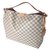 Louis Vuitton GRACEFUL BAG Damier Azur Canvas MM Eggshell Cloth  ref.213858