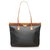Dior Black Vintage Tote Bag Marrom Preto Couro Plástico Bezerro-como bezerro  ref.213946