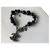 Chanel Armbänder Schwarz Silber Perle  ref.214067