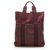 Hermès Hermes Brown Fourre Tout Cabas Tote Bag Dark brown Leather Cloth Pony-style calfskin Cloth  ref.214126
