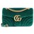 Gucci Marmont Verde Terciopelo  ref.214209