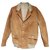 Autre Marque jaqueta de camurça vintage tamanho M Castanho claro  ref.214227