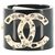 Pulseira Chanel Preto Metal  ref.214335