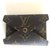 Louis Vuitton Titolare della carta Marrone Pelle  ref.214372