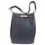 Hermès So Kelly 22 Eclat Navy blue Leather  ref.214373