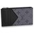 Louis Vuitton Purses, wallets, cases Grey Dark grey Leather  ref.214446