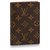 Louis Vuitton Capa de passaporte LV nova Marrom Couro  ref.214506
