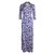 Diane Von Furstenberg DvF Abigal silk maxi wrap dress Pink Purple  ref.214740