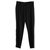 Chanel AW03 Pantaloni in seta con zip sul fondo Nero  ref.215114