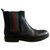 Gucci Bottines Cuir Noir  ref.215151