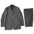 Yves Saint Laurent Costume vintage gris YSL Homme Viscose  ref.215328
