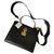 Christian Dior Dioraddict Top Griff Tasche Schwarz Leder  ref.215474