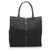 Gucci Black Canvas Jackie Tote Bag Leather Cloth Pony-style calfskin Cloth  ref.215635