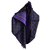 Louis Vuitton Silk scarves Black Purple  ref.215692
