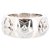 Chanel ring Silvery White gold  ref.215748